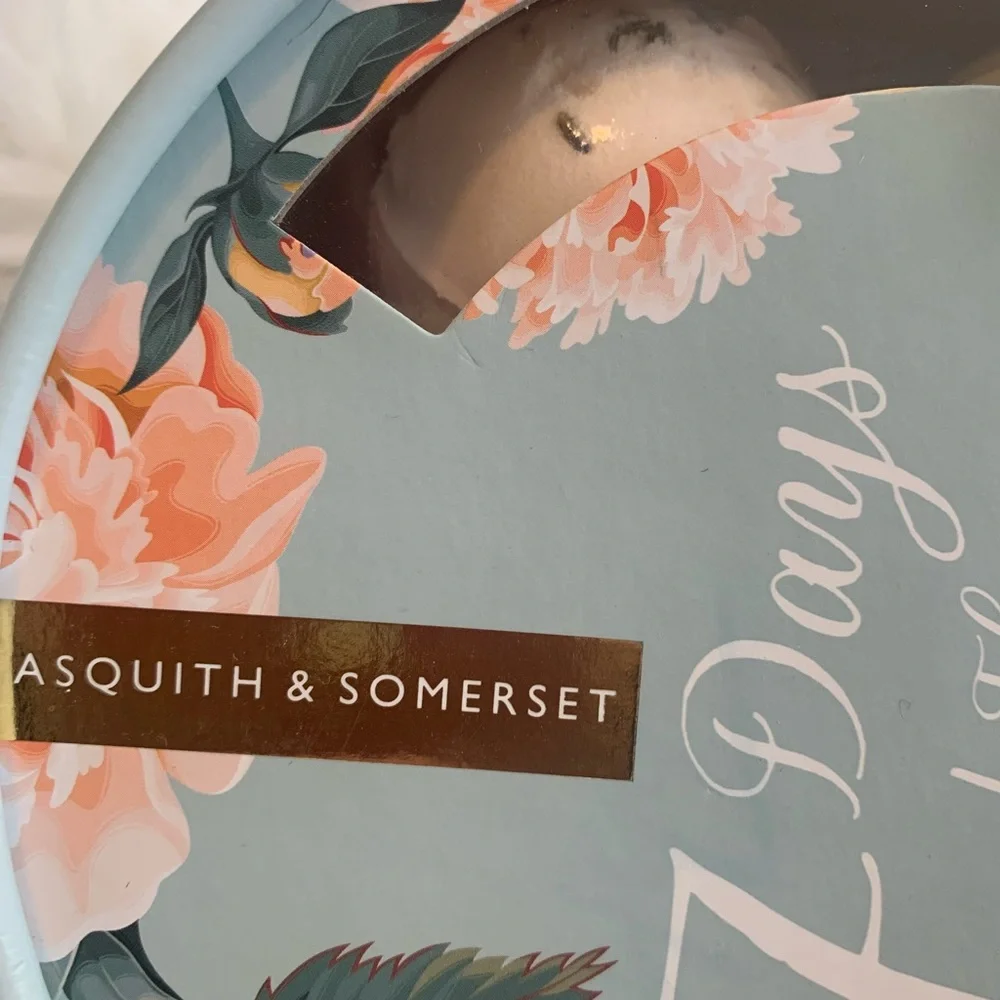 ASQUITH & SOMERSET 7 Days of Flowers bath bomb collection NIB NWT (7) 2.82 Oz.